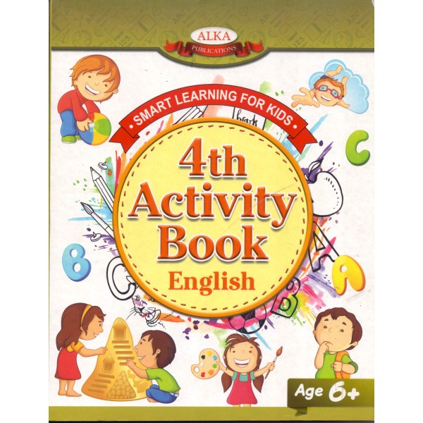 4th Activity Book - English - Age 6+ - Smart Learning For Kids